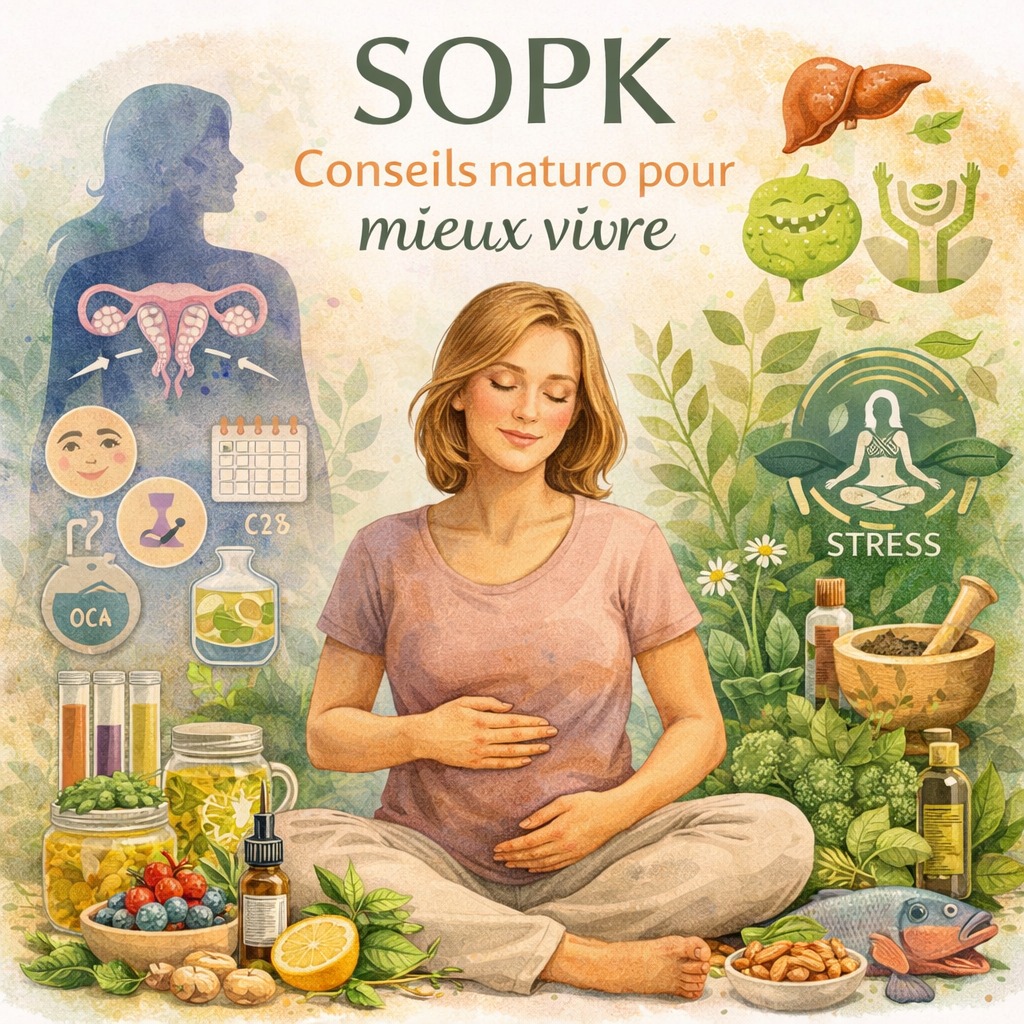illustration SOPK : Conseils naturopathiques pour mieux vivre avec le syndrome des ovaires polykystiques