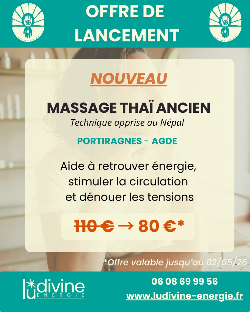 illustration OFFRE DE LANCEMENT MASSAGE