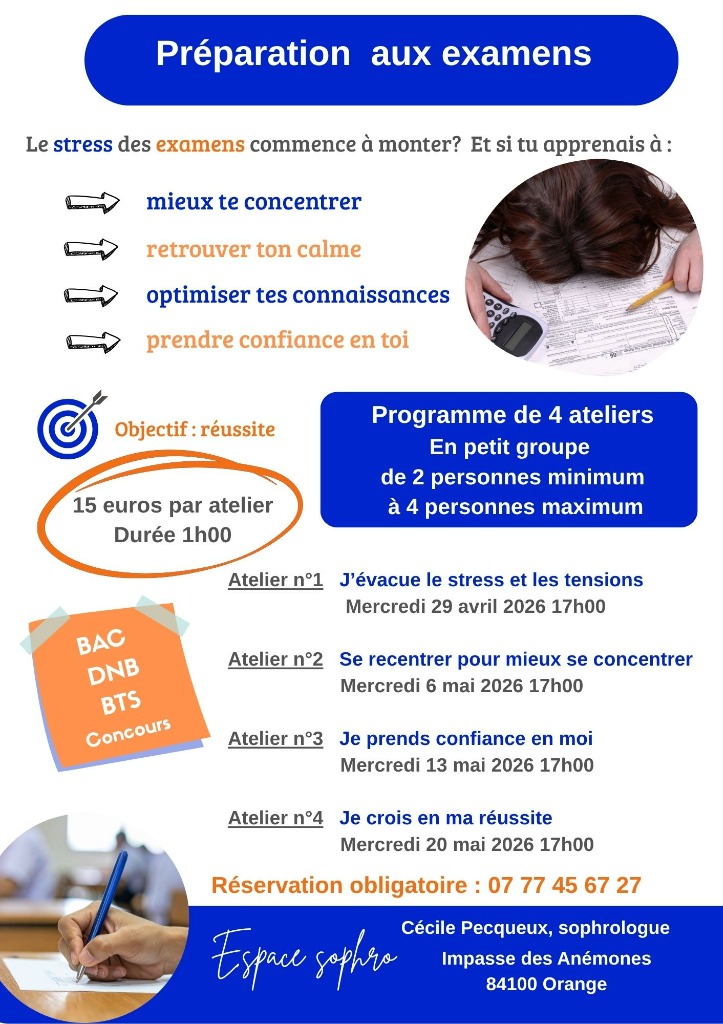 illustration Préparation aux examens 2026