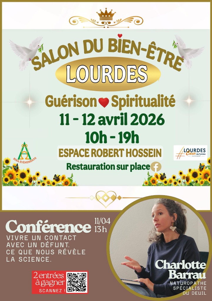 illustration Conférence Contact Défunt - 2 entrées Salon Bien-Etre de Lourdes à gagner !