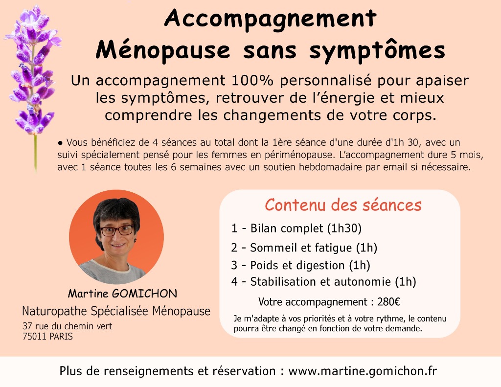 illustration 🌸 Ménopause sans symptômes