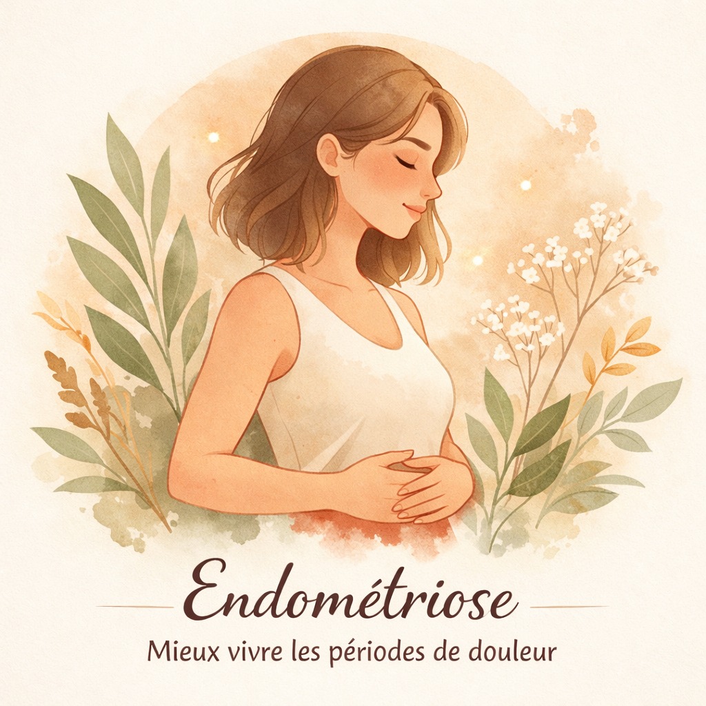 illustration Endométriose : mieux vivre les périodes de douleur