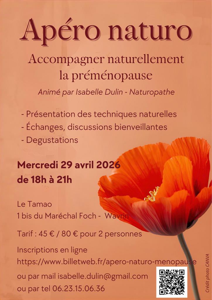 illustration Apéro naturo "Ménopause"