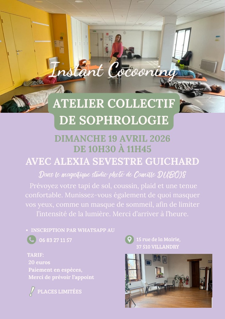 illustration Prochain atelier collectif en sophrologie.