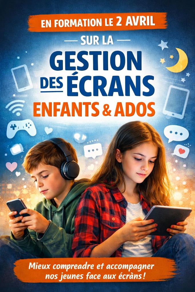 illustration Formation gestion des écrans enfants et ados