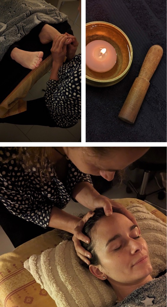 illustration Le massage des cinq continents