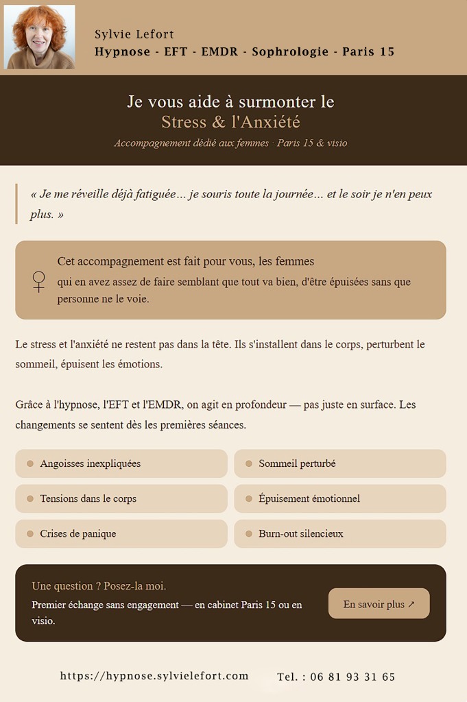 illustration Stress et anxiété : quand tout semble aller bien