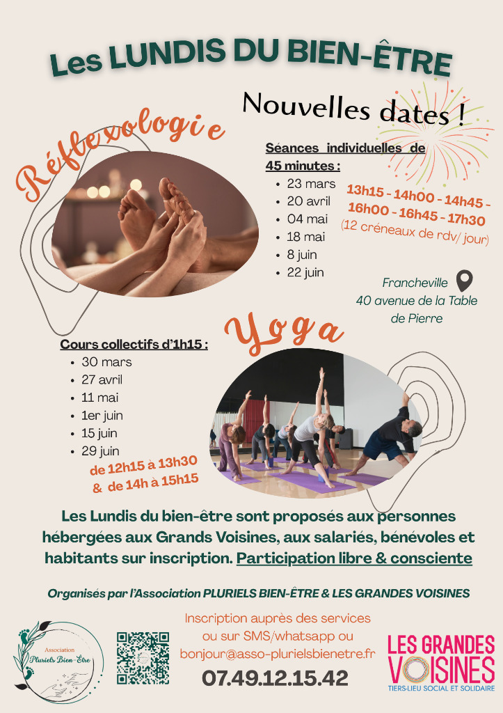 illustration Les Lundis du Bien-Être aux Grandes Voisines : prolongation de l'action