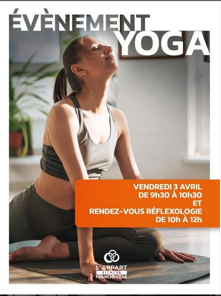 illustration Cours collectifs de ViniYoga à l'Appart Fitness de Francheville & Réflexologie pour les sportif.ve.s