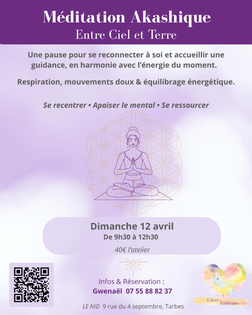 illustration Méditation Akashique - Entre Ciel & Terre