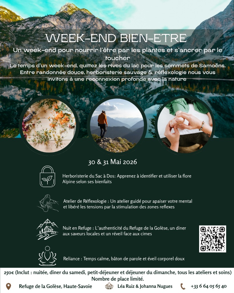 illustration Week-end Bien-être "Où les pas rencontrent les plantes !"