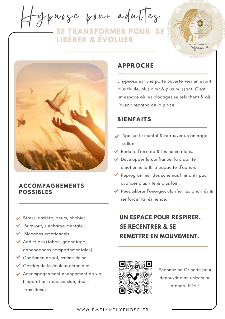 illustration Hypnose : apaiser le burn-out, l’anxiété & les traumatismes – Montagny | Lyon Sud