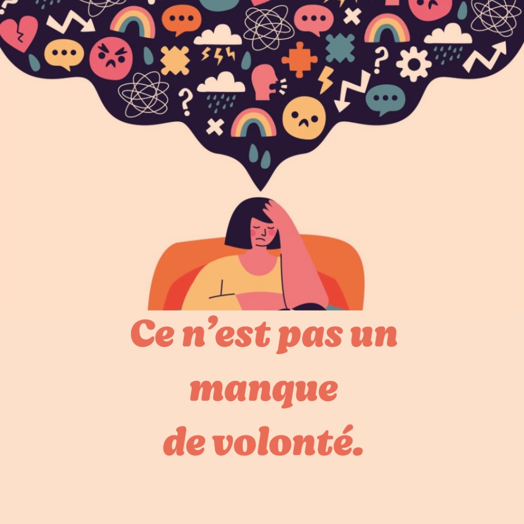 illustration Le mental qui s'emballe