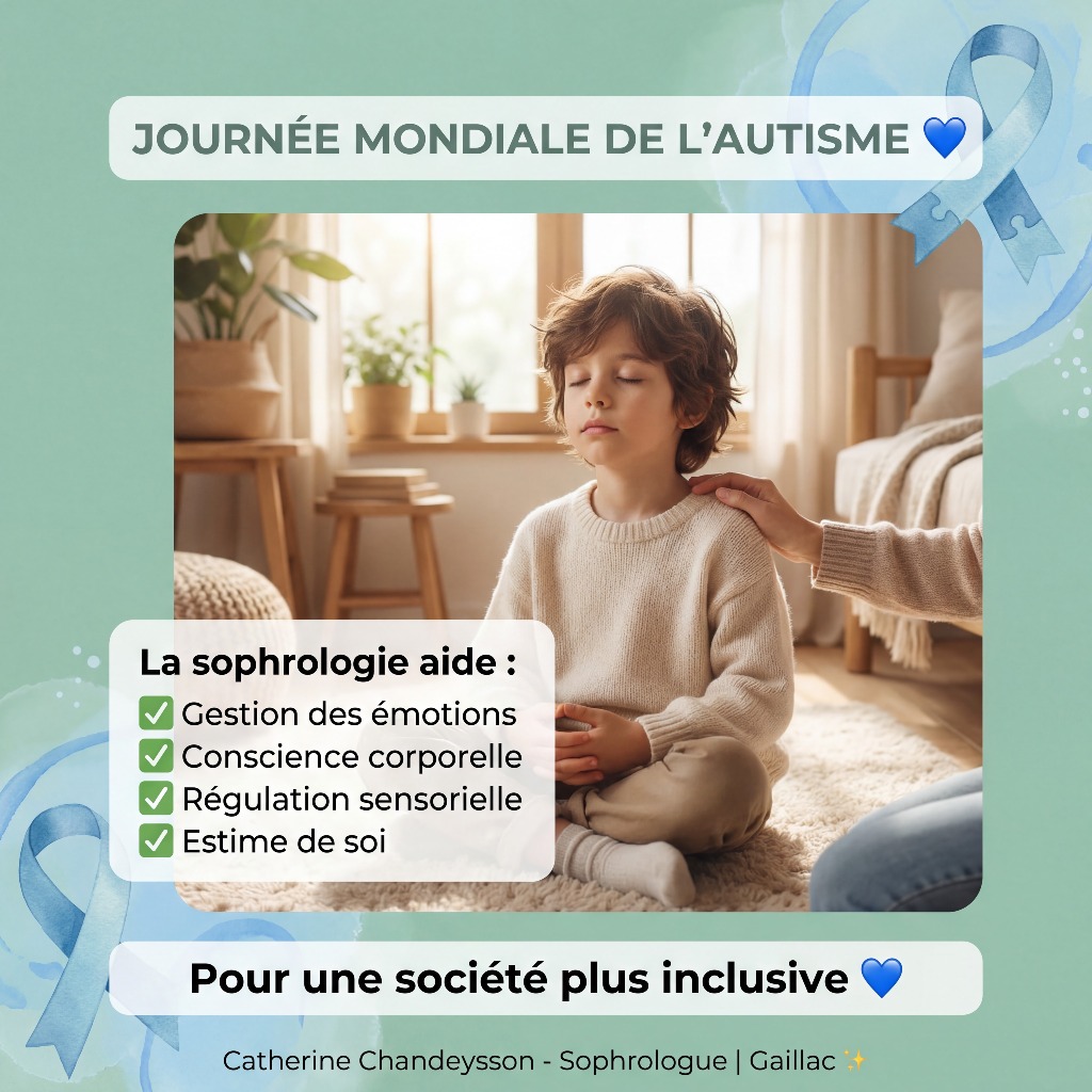 illustration 💙 Journée Mondiale de l'Autisme : L'Accompagnement en Sophrologie