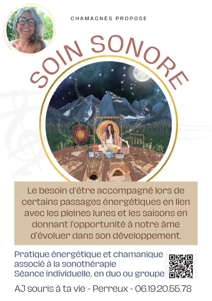 illustration BAIN SONORE: SOIN VIBRATOIRE et CHAMANIQUE
