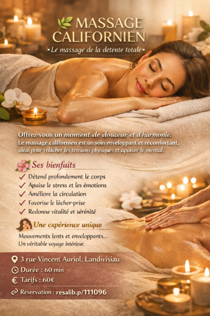 illustration Massage Californien