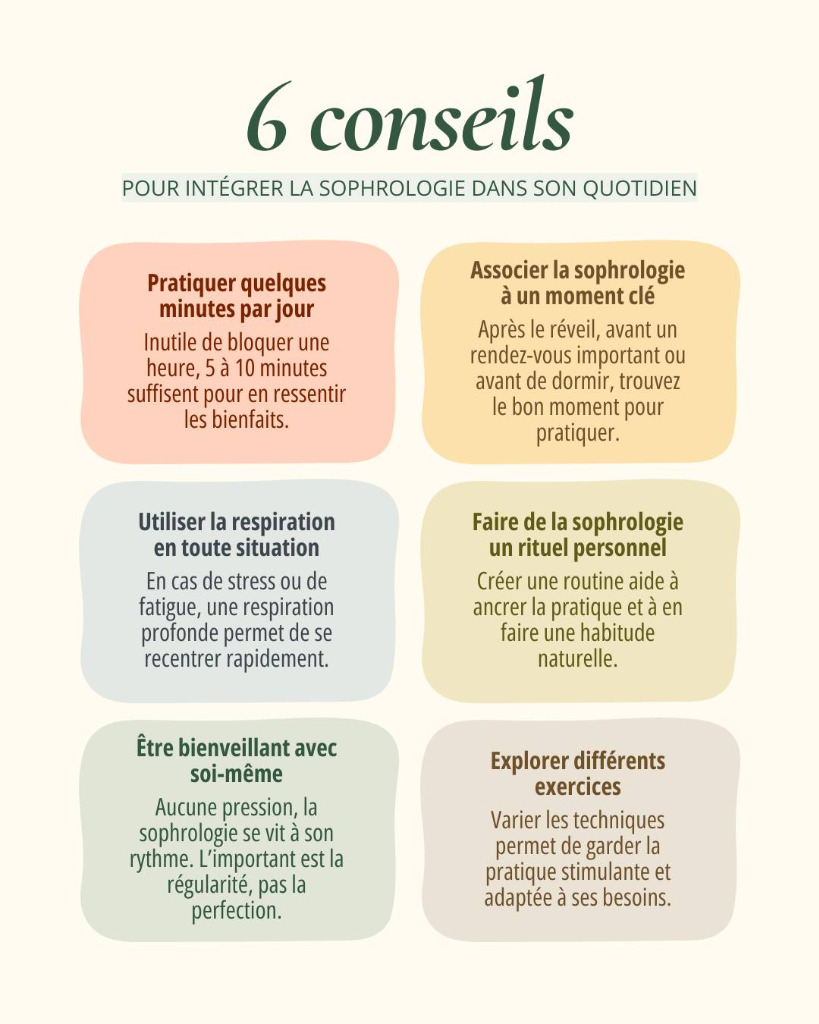 illustration La sophrologie au quotidien