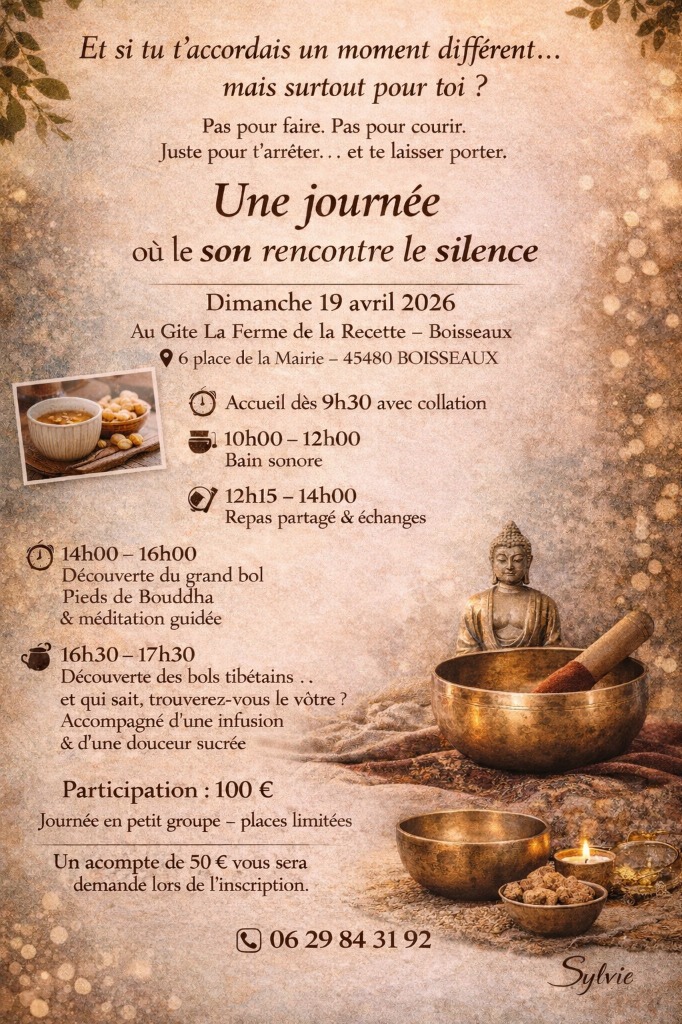 illustration Une journée où les vibrations et le son rencontre le silence