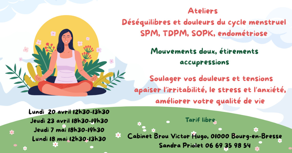 illustration Do In : pathologies et déséquilibres du cycle menstruel