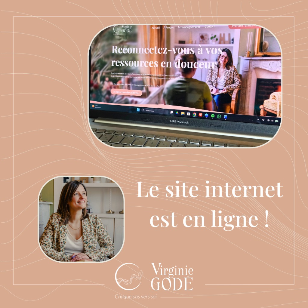 illustration Mon site internet est en ligne !