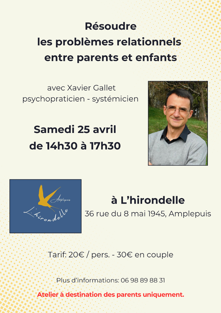 illustration Résoudre les problèmes relationnels entre parents et enfants