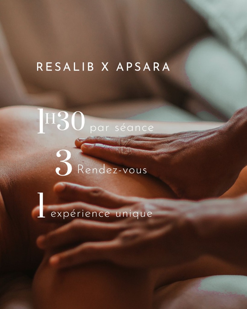 illustration Offre RésaLib – Apsara Ayurveda  Pack de 3x1h30