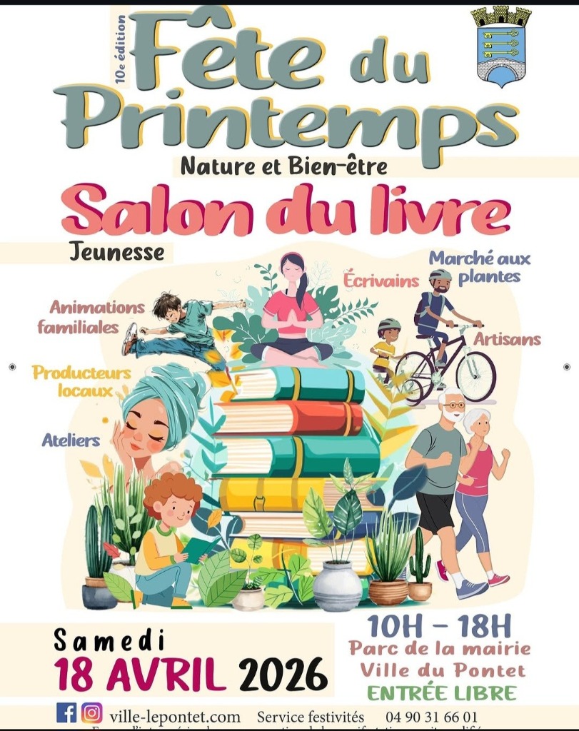 illustration Fête du Printemps 18 avril 2026 - Le Pontet - Parc de la Mairie