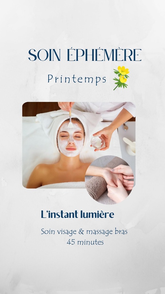 illustration Soin éphémère de printemps