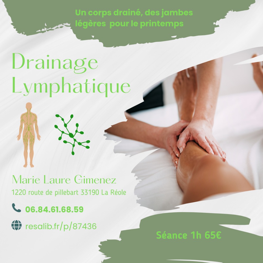 illustration Drainage lymphatique