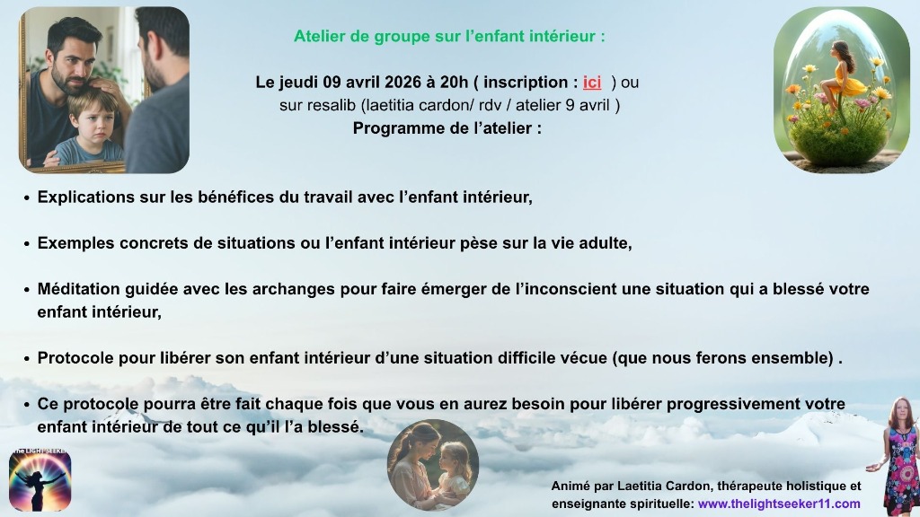 illustration atelier sur l'enfant intérieur