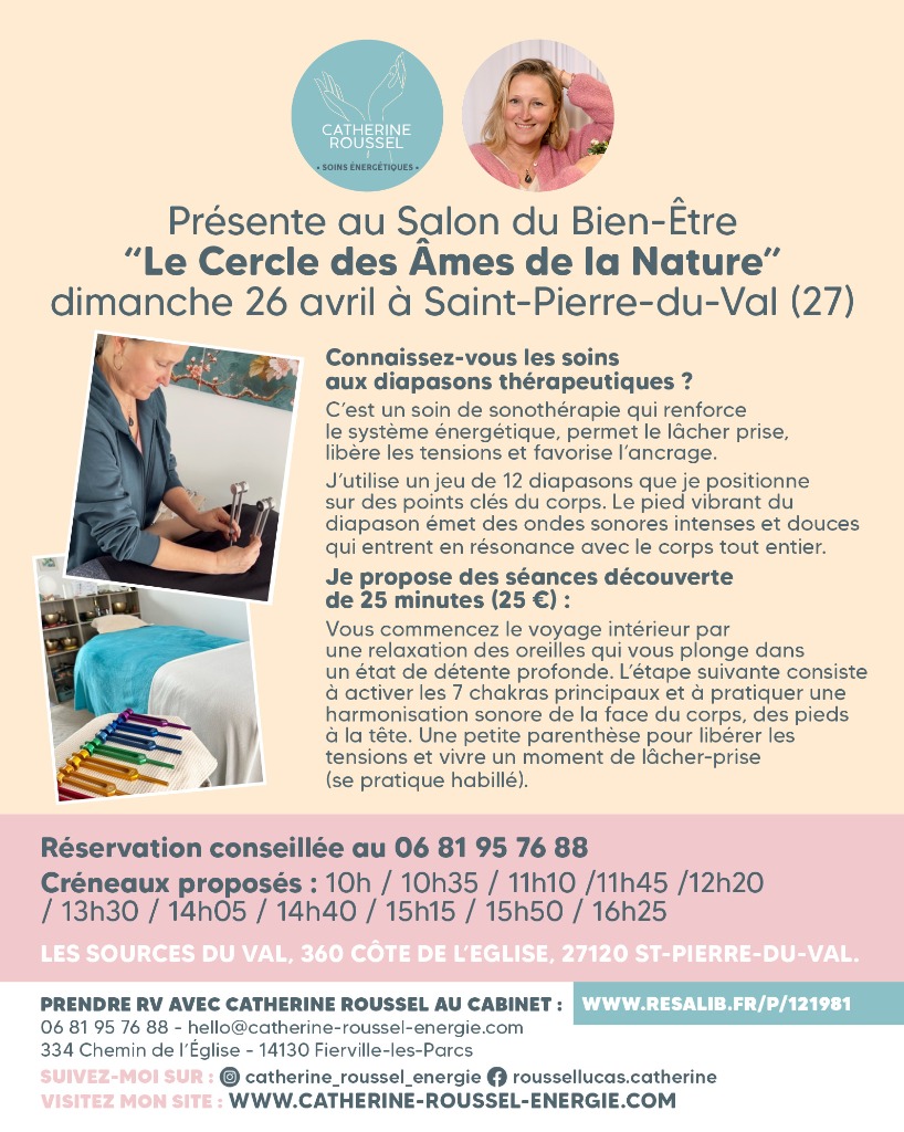 illustration SALON LE CERCLE DES ÂMES ET DE LA NATURE