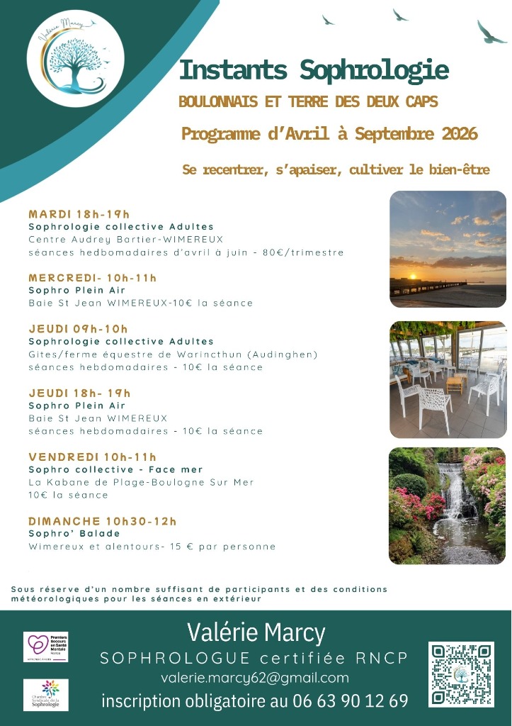 illustration Instants sophrologie/relaxation boulonnais et Terre des deux caps