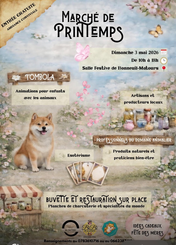 illustration Salon du printemps Bonneuil-Matours dimanche 3 Mai