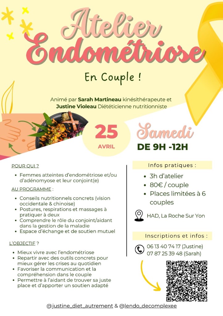 illustration Atelier Endométriose en Couple ☺️