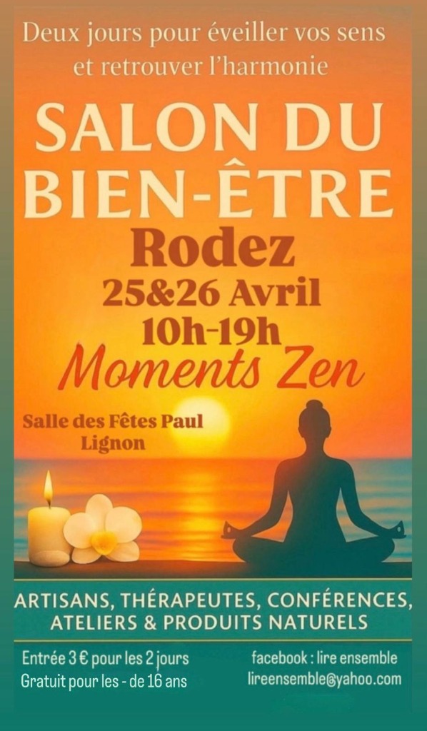 illustration 25&26 avril - Salon du bien-être à RODEZ