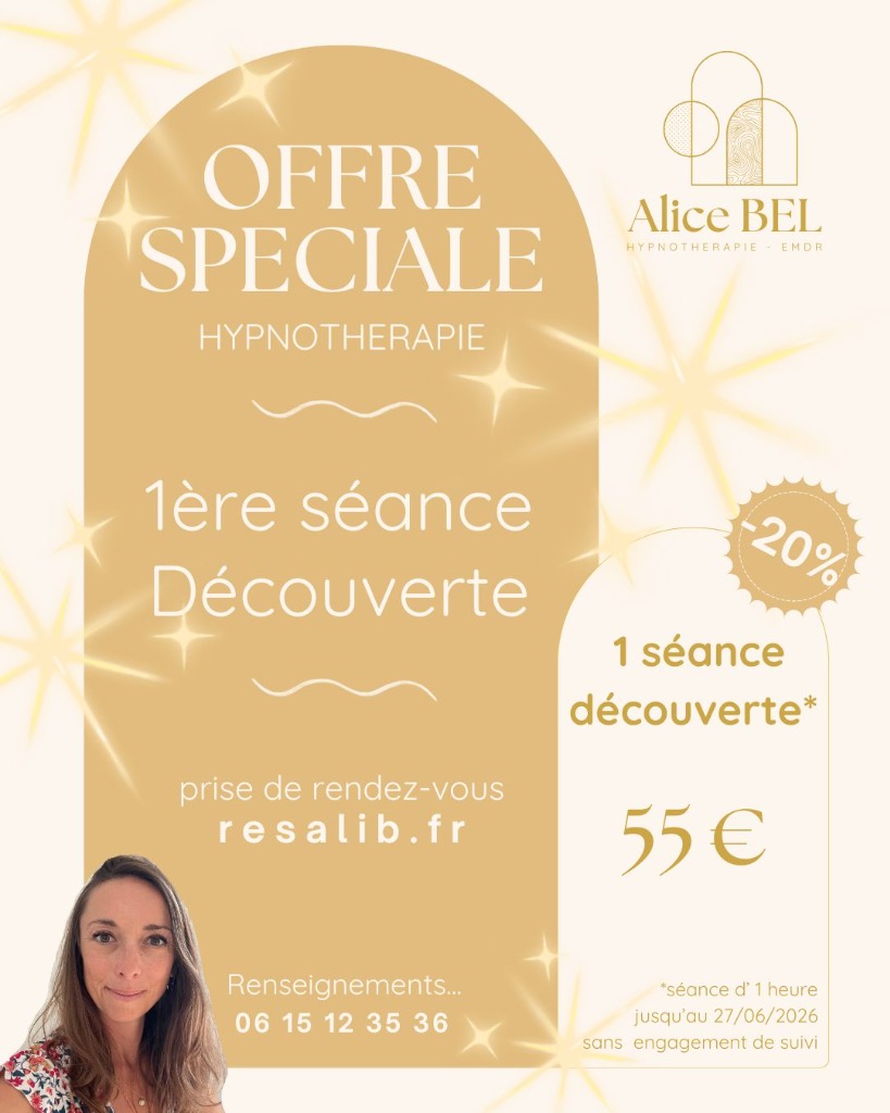 illustration Offre spéciale DECOUVERTE "1 séance Découverte" -20%