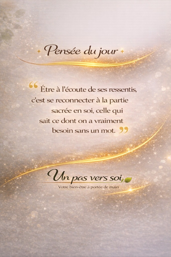 illustration 💛 Si cette pensée résonne en vous, prenez un instant pour l’accueillir