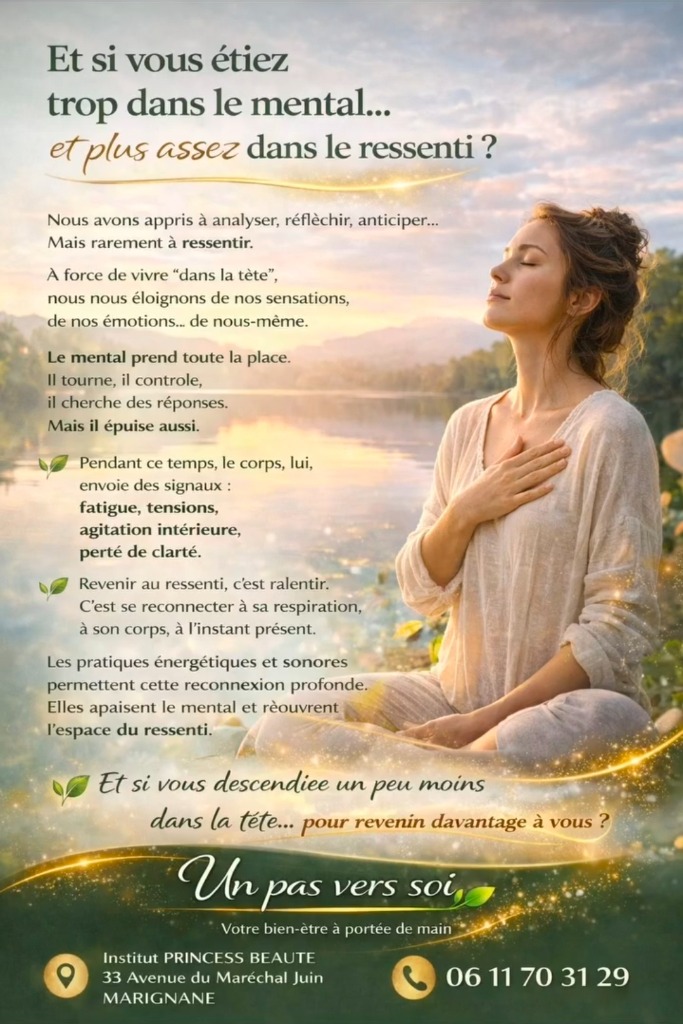 illustration 🌿 Et si vous étiez trop dans le mental… et plus assez dans le ressenti ?