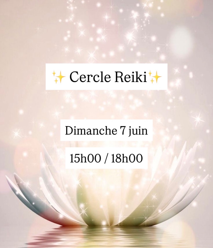 illustration Cercle Reiki dimanche 7 juin de 15h00 à 18h00