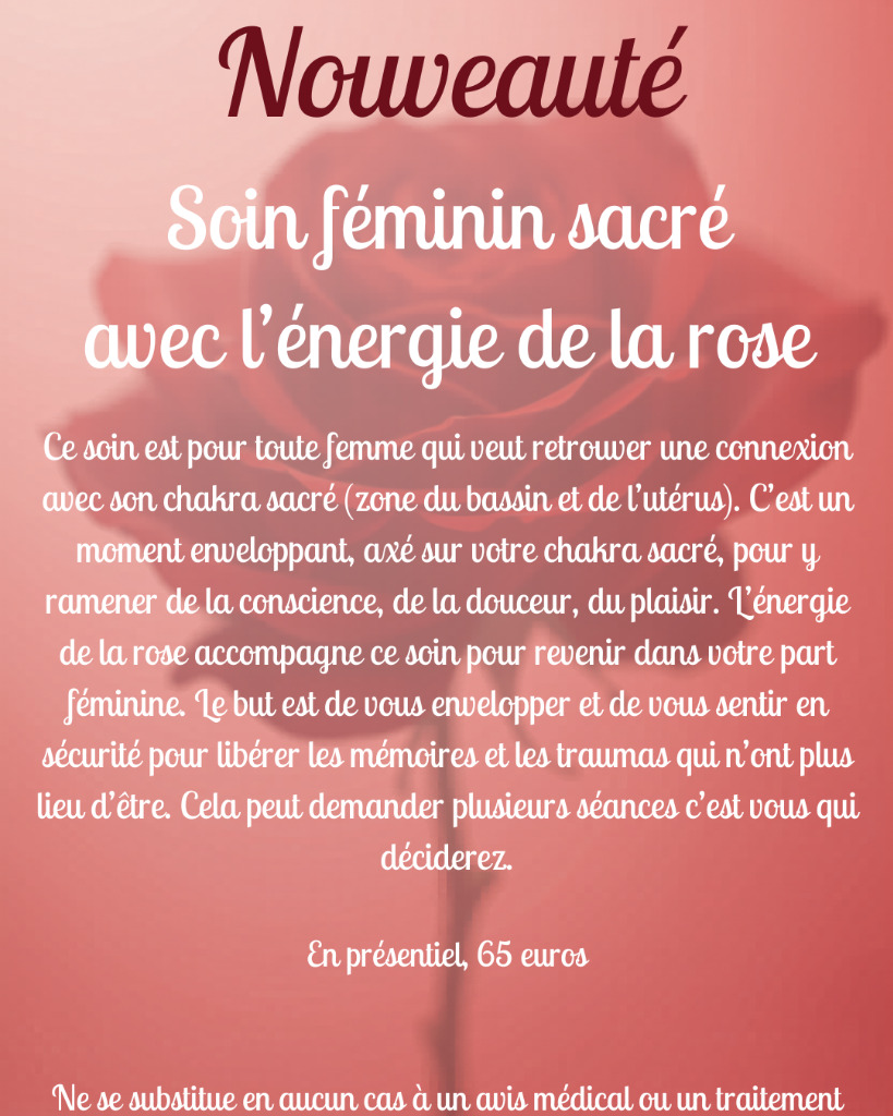 illustration Soin énergétique féminin sacré