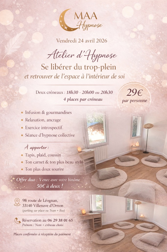 illustration 🌸 Atelier du mois : Se libérer du trop plein et retrouver de l'espace à l'intérieur de soi 🌸