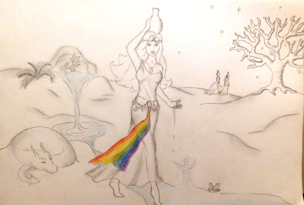 illustration FEMME DEBOUT