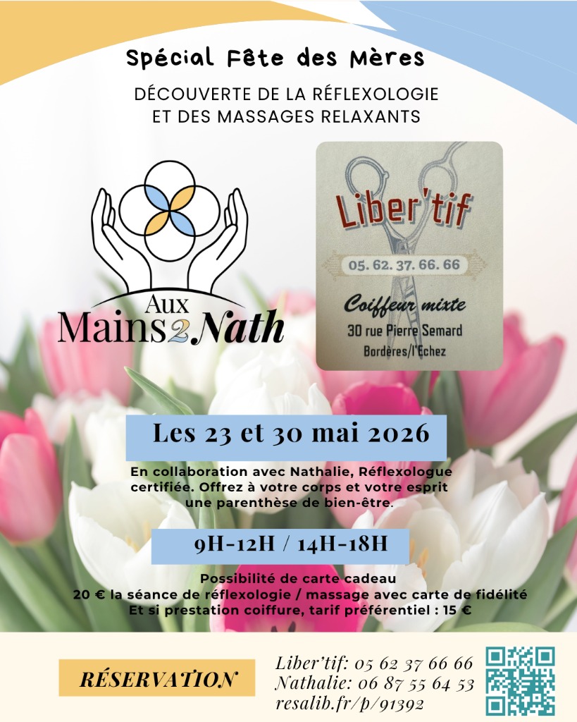 illustration 🌸 Spécial Fête des Mères : Réflexologie & Massages bien-être à Bordères-sur-l’Échez