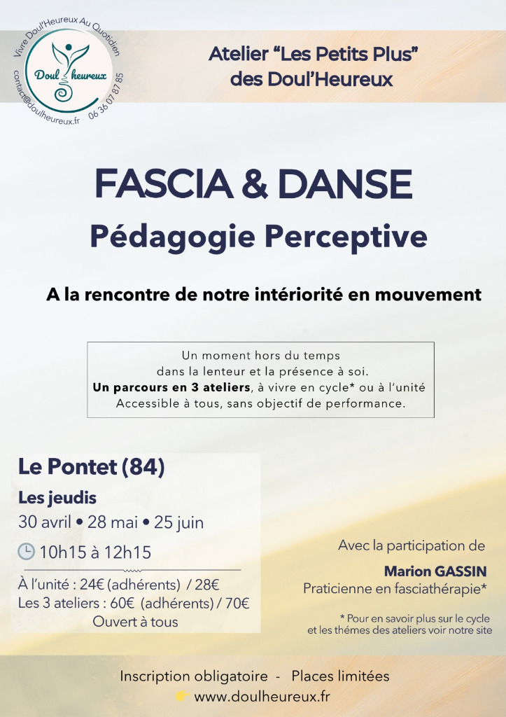 illustration Fascia et danse / pédagogie perceptive