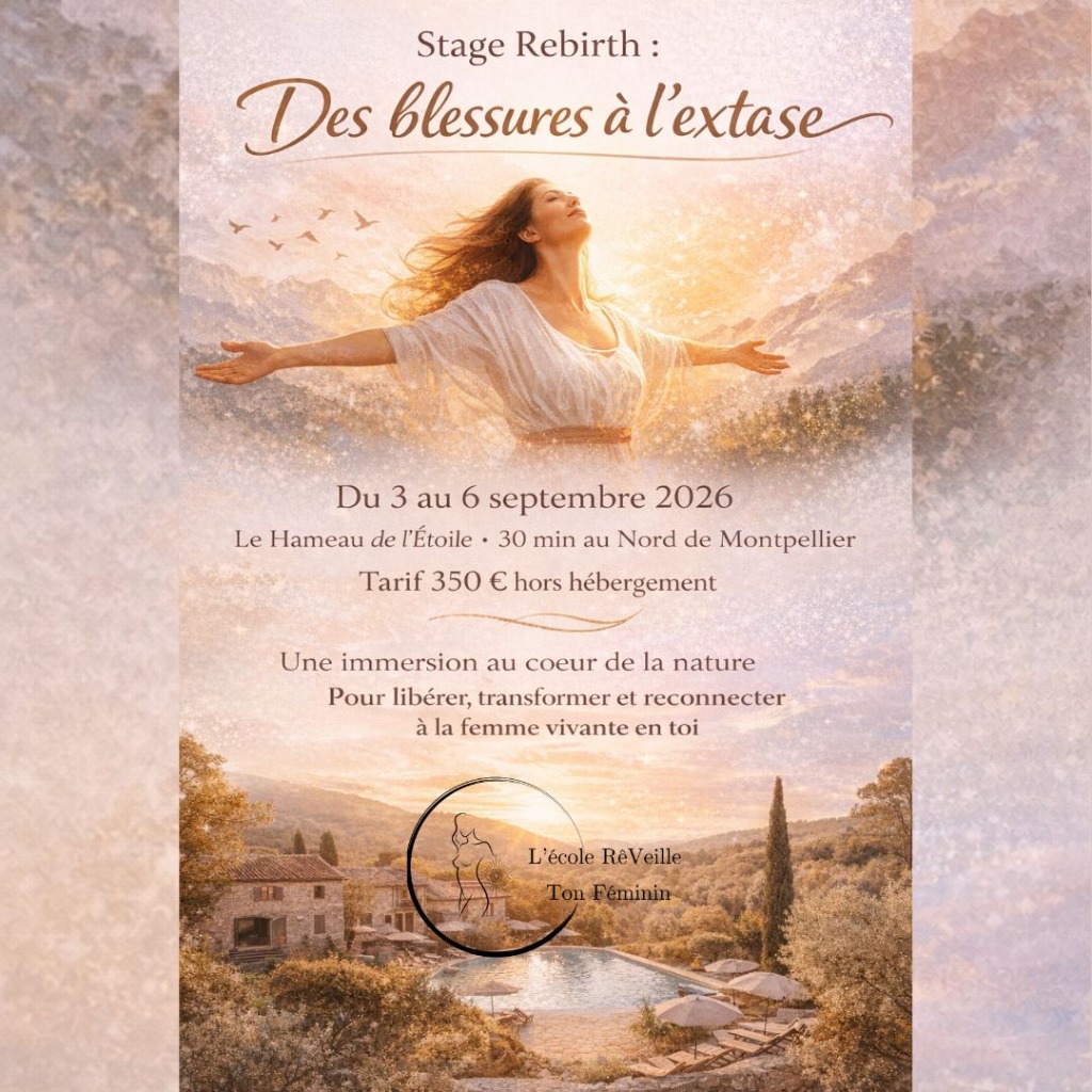 illustration Stage de Rebirth “Des blessures à l’extase”