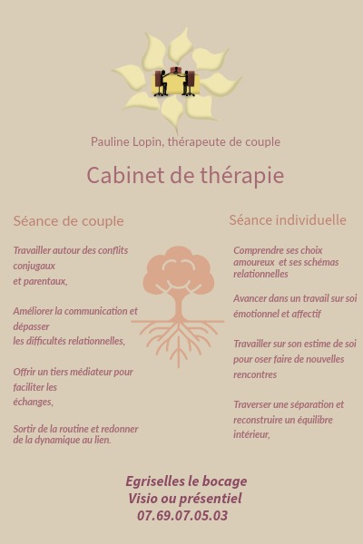 illustration Cabinet de thérapie