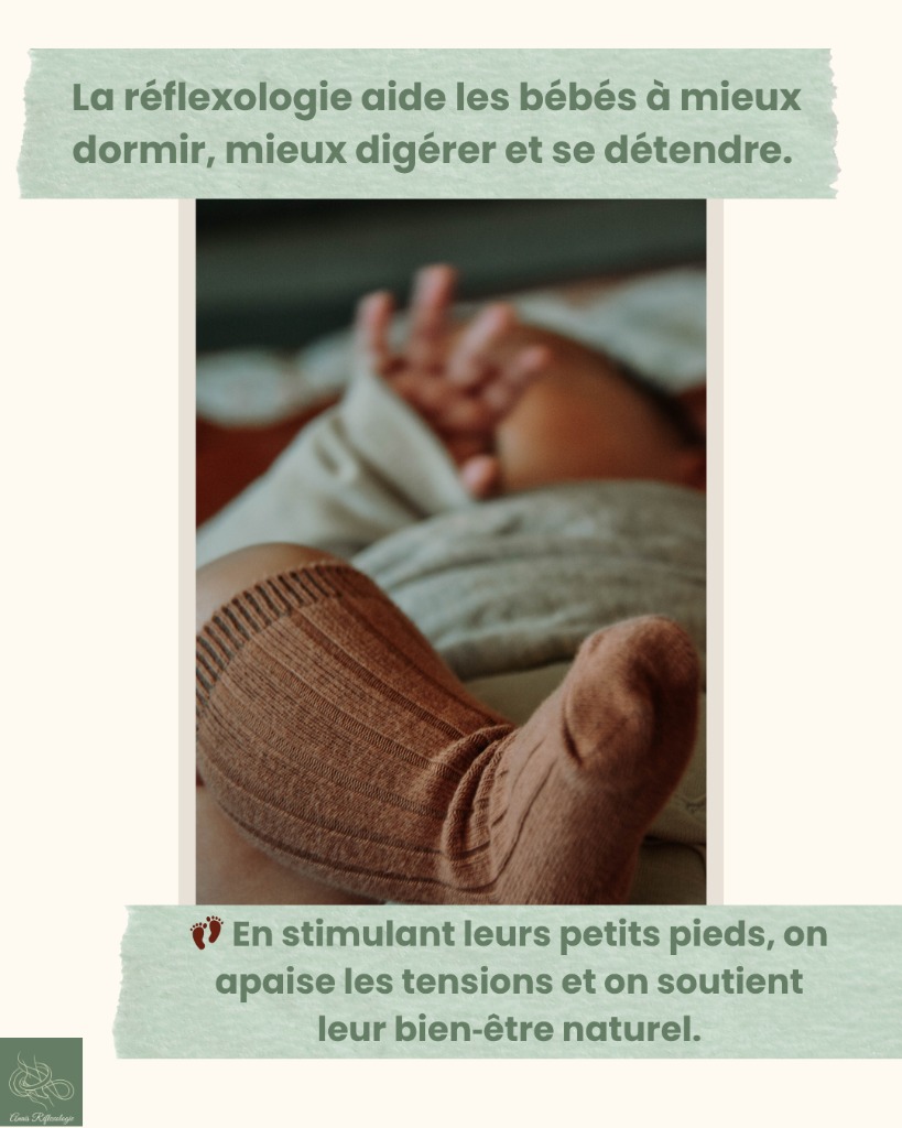illustration La réflexologie, un vrai soutien pour les tout‑petits