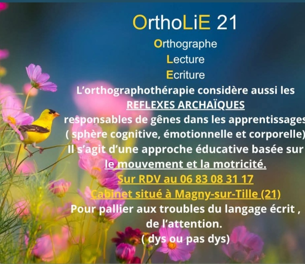 illustration L'orthographothérapie et les réflexes archaïques