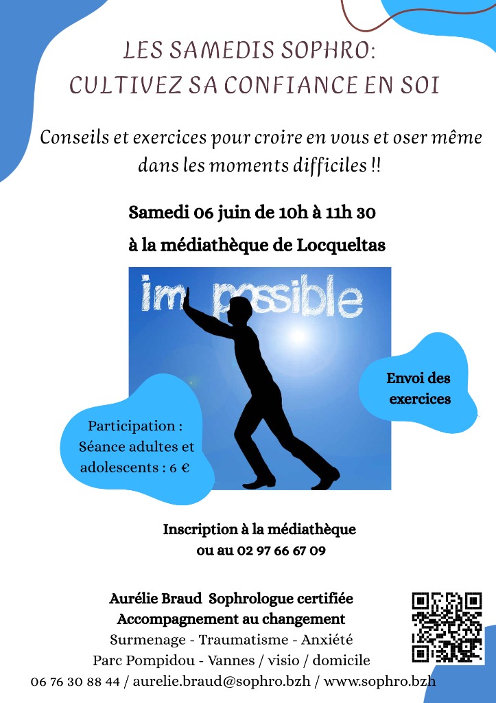 illustration SOPHROLOGIE À LOCOUELTAS : Et si vous cultiviez votre confiance en vous ?
