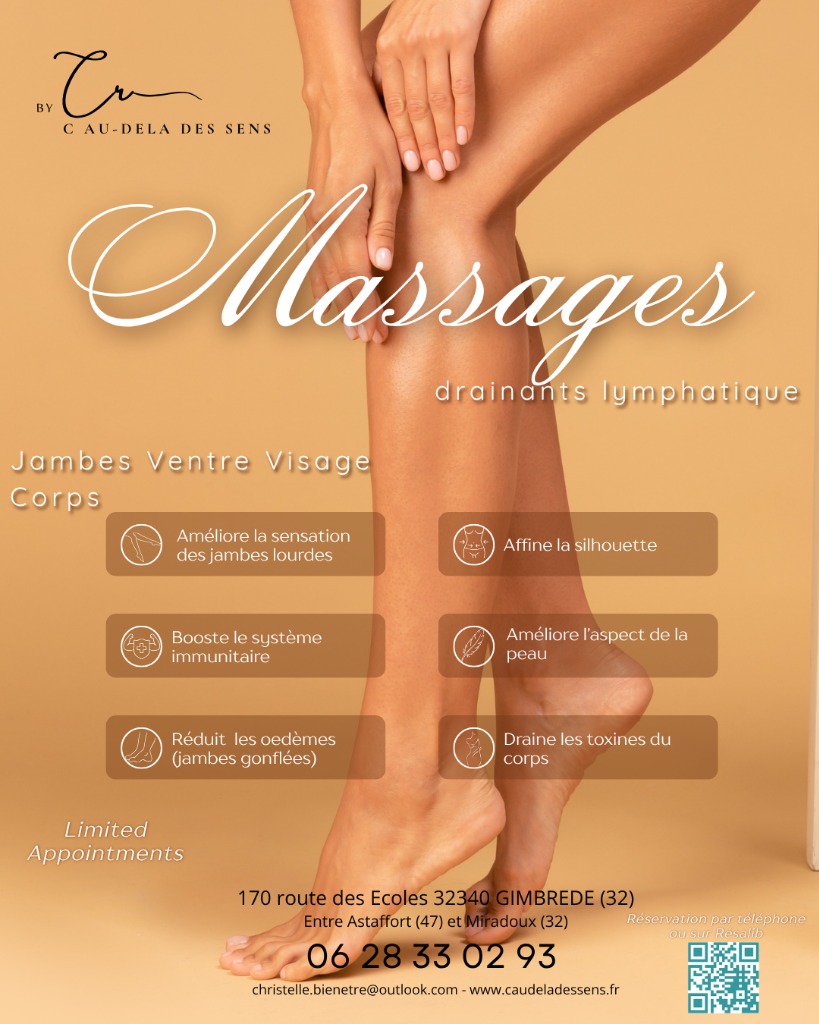 illustration Massages drainants lymphatiques